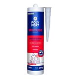 Silicone Acetico Pulvitec Polystic Uso Geral Preto 250g