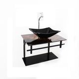 Gabinete Vidro Banheiro 60cm Retangular Ap Slim Madeira