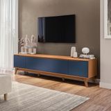 Rack Kappesberg 3 Portas Canela/azul 218cm