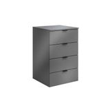 Gaveteiro Kappesberg 4 Gavetas Office Platinum 46cm