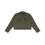 Casaco Juvenil Feminino Em Suede Sarjado Minty Verde 12
