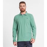Camisa Polo Masculina Manga Longa Diametro Verde M
