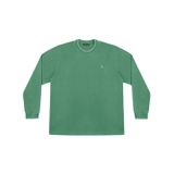 Camiseta Manga Longa Plus Size Masculina Diametro Verde Plus G1