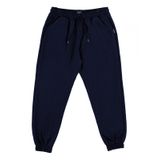 Calça Masculina Em Moletom Plus Size Diametro Azul Plus G1