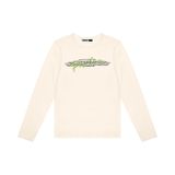 Camiseta Manga Longa Juvenil Em Meia Malha Minty Bege 18