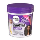 Gelatina Capilar Salon Line Ativadora De Cachos Super Óleos 400g