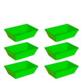 Conjunto De Travessa Stillo 2l 6 Peças Verde Em Polipropileno Linha Tropical Vem