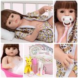 Bebe Reborn Menina Girafinha Saída De Banho Enxoval Completo