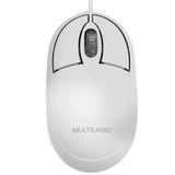 Mouse Classic Box Modelo: Multilaser Mo302 - Branco - Básico