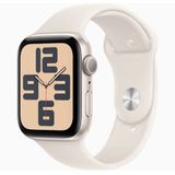 Apple Watch SE GPS • Caixa Estelar de Alumínio – 44 mm • Pulseira Esportiva Estelar – M/G