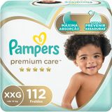 Fralda Pampers Premium Care Topíssima Xxg Com 112un