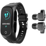 Smartwatch Relógio Inteligente Fone Bluetooth 2 Em 1 N8 Cor:preto