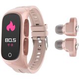 Smartwatch Relógio Inteligente Fone Bluetooth 2 Em 1 N8 (ros