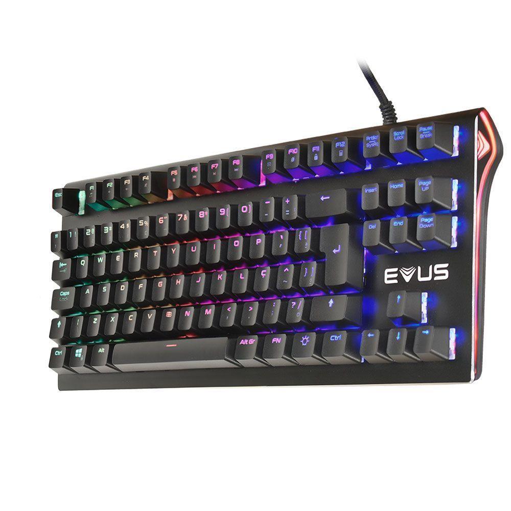 Teclado Mecanico Gamer Evus Tc-07b Earthquake