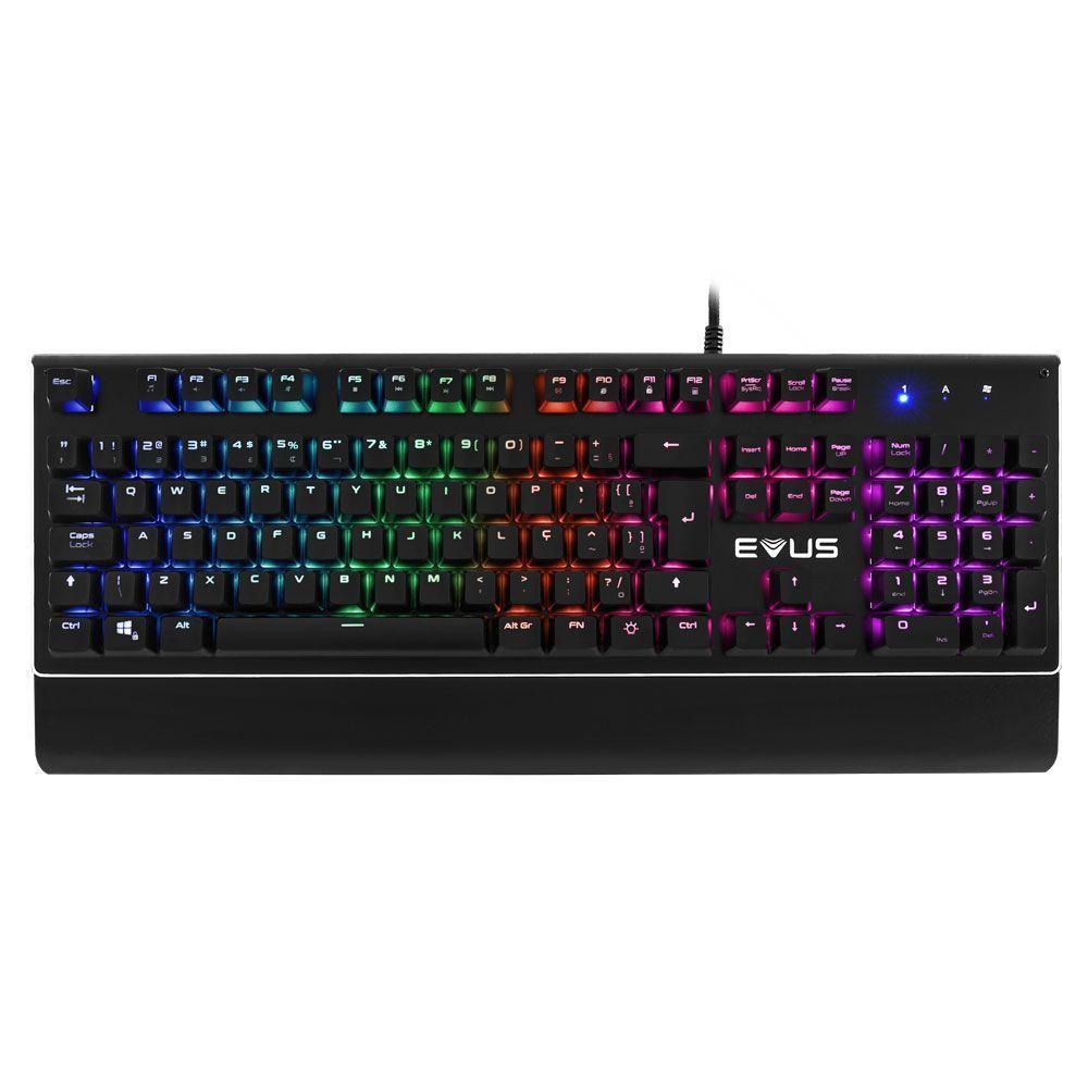 Teclado Mecanico Gamer Evus Tc-08b Blackout