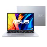 Notebook Asus Vivobook 16 X1605VA Intel Core i7-1355U 8GB RAM 512GB SSD Linux Keepos Tela 16" IPS FHD Silver - MB742