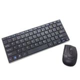 Teclado Mouse  Sem Fio Ultra Slim Fino Alumínio Usb