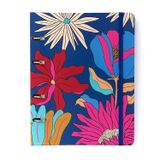 Caderno Criativo Argolado Pólen Pautado 17x24cm Tropicália Azul Cicero