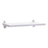 Prateleira Branca 18 Mm 20 X 100 Cm Com Suporte Bico Tucano - Fp