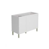 Balcao De Cozinha 3 Portas 2 Gavetas 1,20 Cm Art Kits Parana Branco-artico