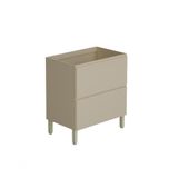 Balcao De Cozinha 1 Porta Bascular 1 Gaveta 0,80 Cm Art Kits Parana Vanilla-vanilla