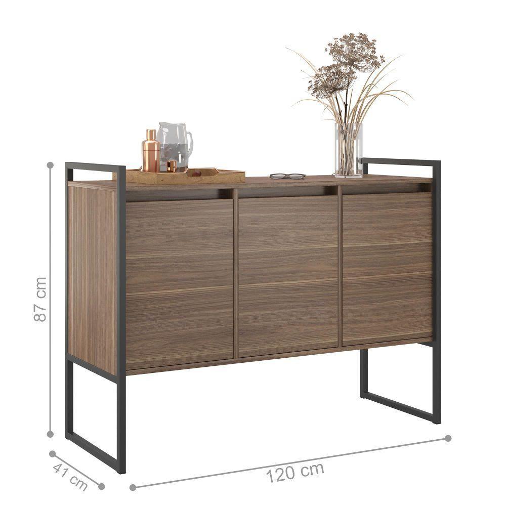 Buffet Industrial Aparador 3 Portas Tokyo Affara Affara - Carrefour