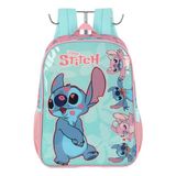 Mochila De Costas Infantil  Stitch Angel Disney