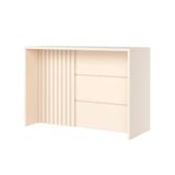 Bancada Ilha Cozinha Gourmet Requinte Off White - Henn