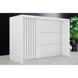 Bancada Ilha Cozinha Gourmet Americana Branco - Henn