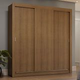 Guarda-roupa Casal 3 Portas De Correr Rustic Sublime Plus Madesa