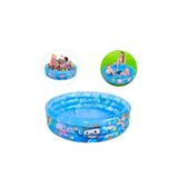 Piscina Infantil Reforçada Inflável 88,5l Redonda Fundo Mar