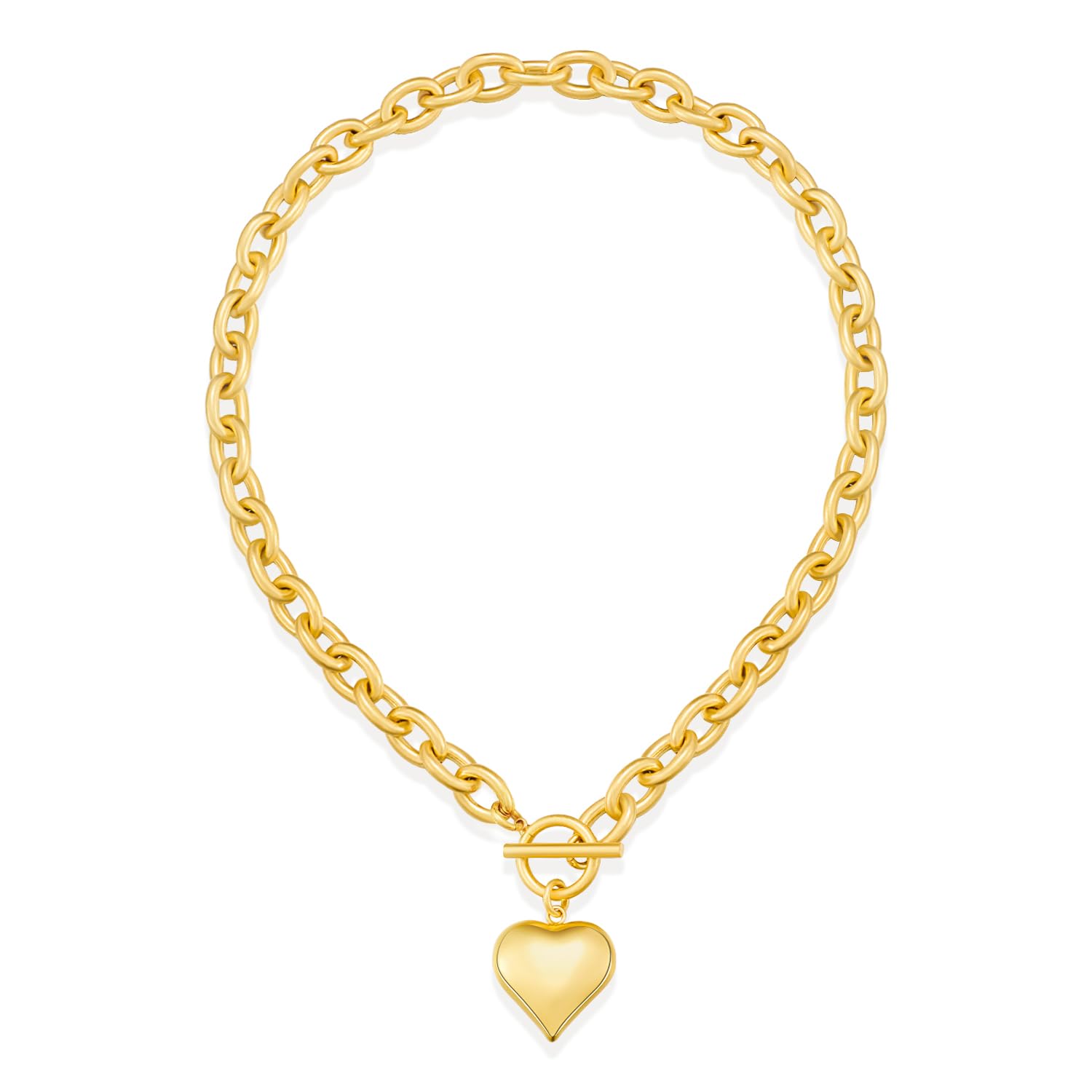 Colar Classyzint Gold Heart Pendant 1