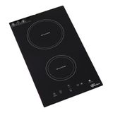 Cooktop De Indução Fischer 2 Bocas Com Touch Screen Vitrocerâmica 25941-56249 Preto 220v