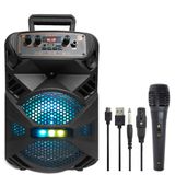 Caixa De Som 20w Bluetooth E Microfone  Alça Ktx-1177