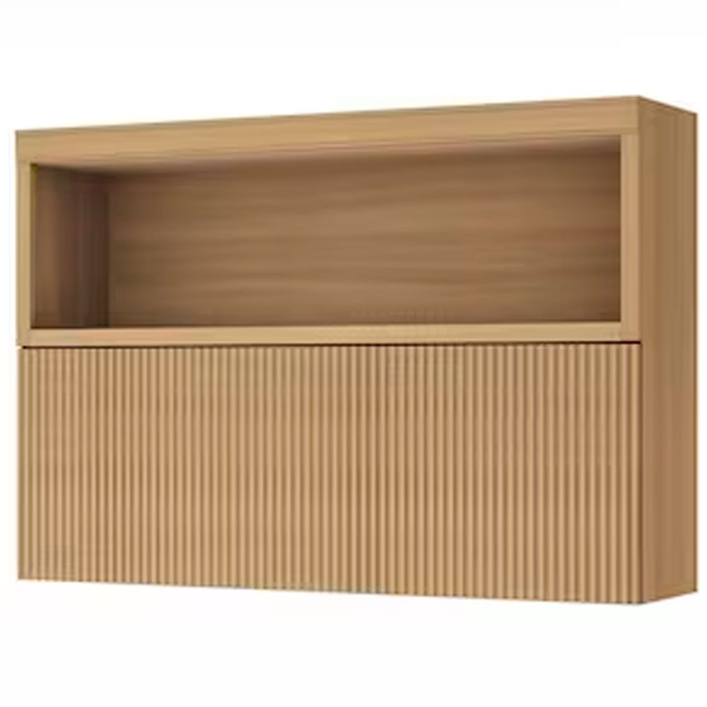 Armário Aéreo Nesher Marquesa Em Mdf 15mm Com 1 Porta E 1 Prateleira - 120cm De Largura