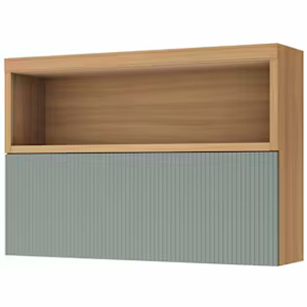 Armário Aéreo Nesher Marquesa Em Mdf 15mm Com 1 Porta E 1 Prateleira - 120cm De Largura