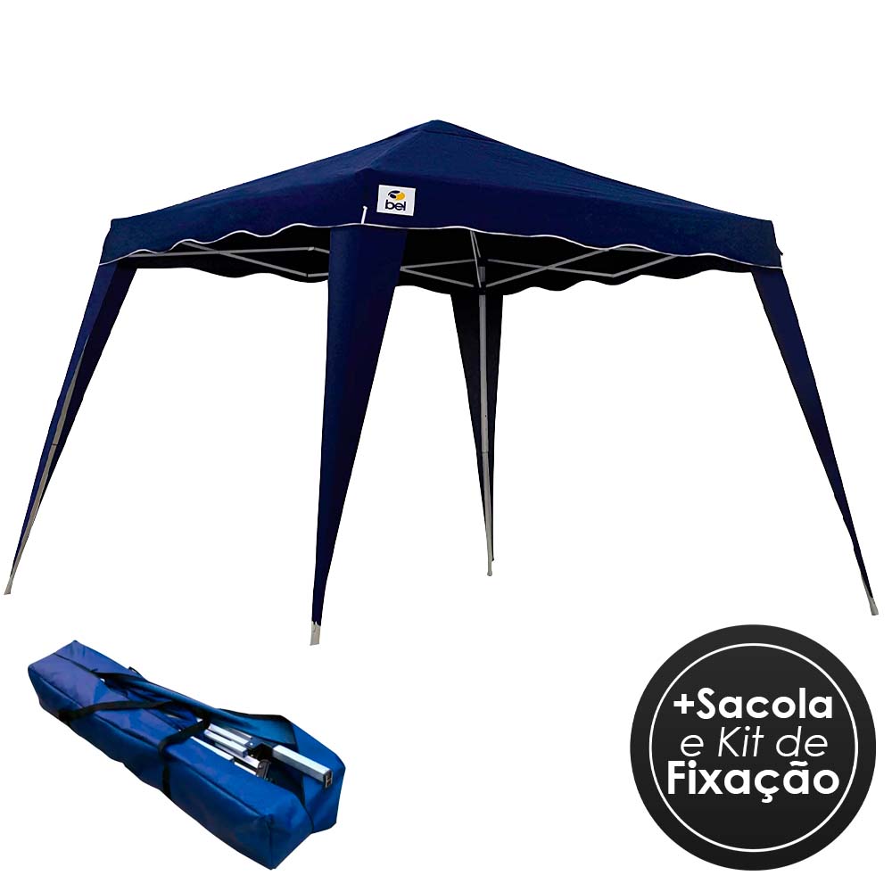 Tenda Gazebo Em Poliester 3,00x3,00m Belfix 331100