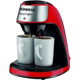 Cafeteira Elétrica Mondial Smart Coffee Vermelha 127v