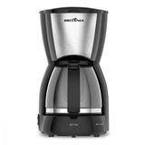 Cafeteira Britânia 18 Cafezinhos Jarra De Vidro 550wbcf19a Preto/inox 220v