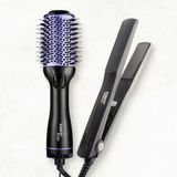 Escova Secadora Taiff Easy 1200w + Chapinha | Prancha Taiff Clássica Cerâmica 180°c