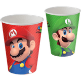 Copo Descartável Super Mario 200ml  Com 08 Unidades