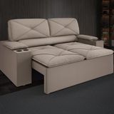Sofá 3 Lugares Retrátil E Reclinável Velosuede Next Pop Dds