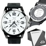 Relogio Masculino Aço Inox Preto Qualidade Premium + Caixa Preto Presente Analogico Ponteiro Casual