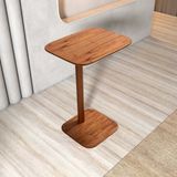 Mesa De Apoio Para Sofá De Madeira Maciça E Verniz Dália Living Outdoor Expresso Móveis Imbuia