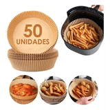Forro De Papel Descartável Especial P/ Air Fryer Kit Com 50