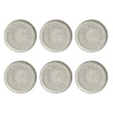 Conjunto De Pratos De Sobremesa Porto Brasil Linhas Pistache Com 6 Peças