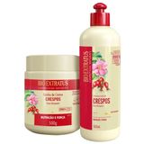 Kit Bio Extratus Crespos Banho De Creme E Finalizador 500g