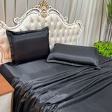 Jogo De Cama Lençol Queen Luxo Charmousse 4 Peças - Preto