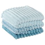 Cobertor Coberta Fluflu Queen Ultrasoft Alto Relevo Dupla Face - Acqua