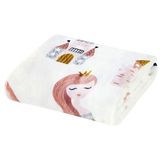 Cobertor Carrosel Solteiro Infantil Mantinha Flannel Estampada 01 Peça - Little Princess